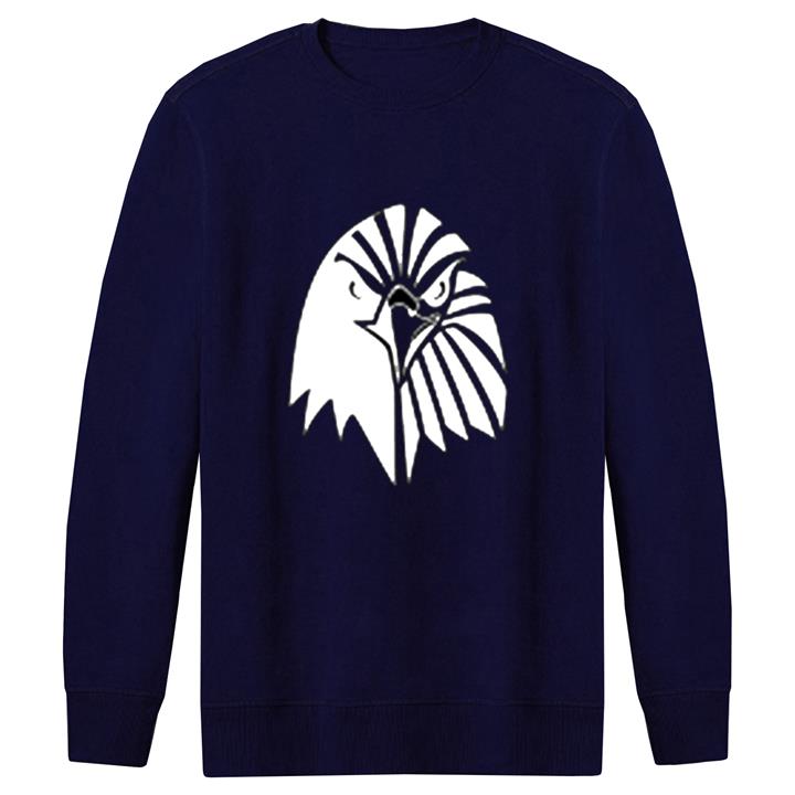 سویشرت مردانه طرح عقاب کد F116 رنگ سرمه ای